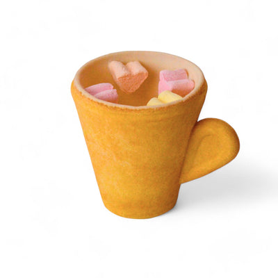 Jadalne Filiżanki z marshmallow. Biała czekolada