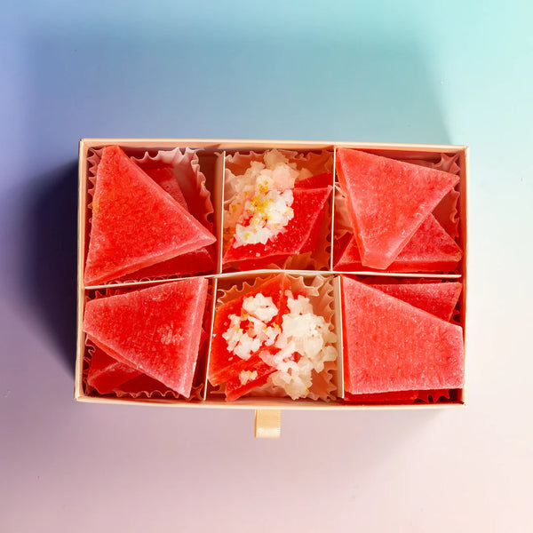 Krystaliczne cukierki truskawkowe – 10 szt.