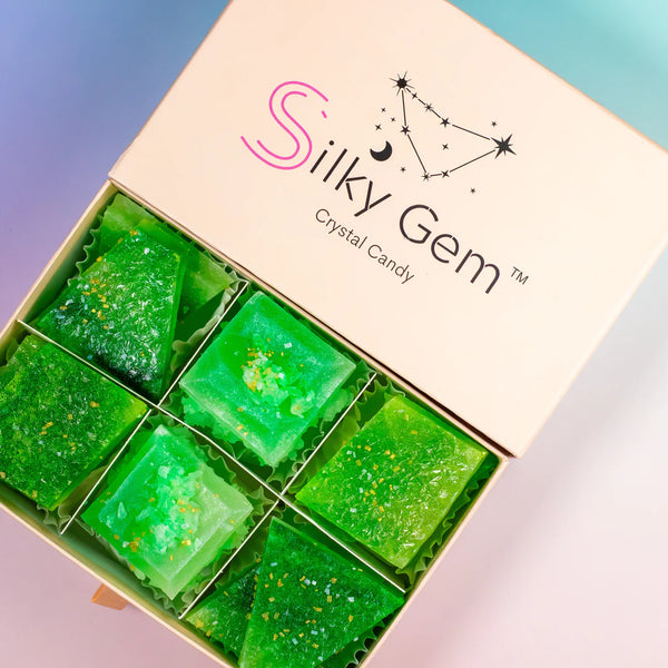 Krystaliczne cukierki z kwaśnym jabłkiem – 10 szt.